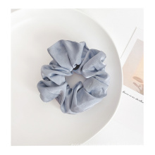 Whole Sale Custom Elastics Scrunchies Ponnytail Holders Soft Hair Bands Silk Satin Scrunchies